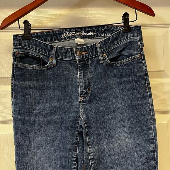 Eddie Bauer Curvy Bootcut Jeans sz 6 Long - Picture 3 of 7